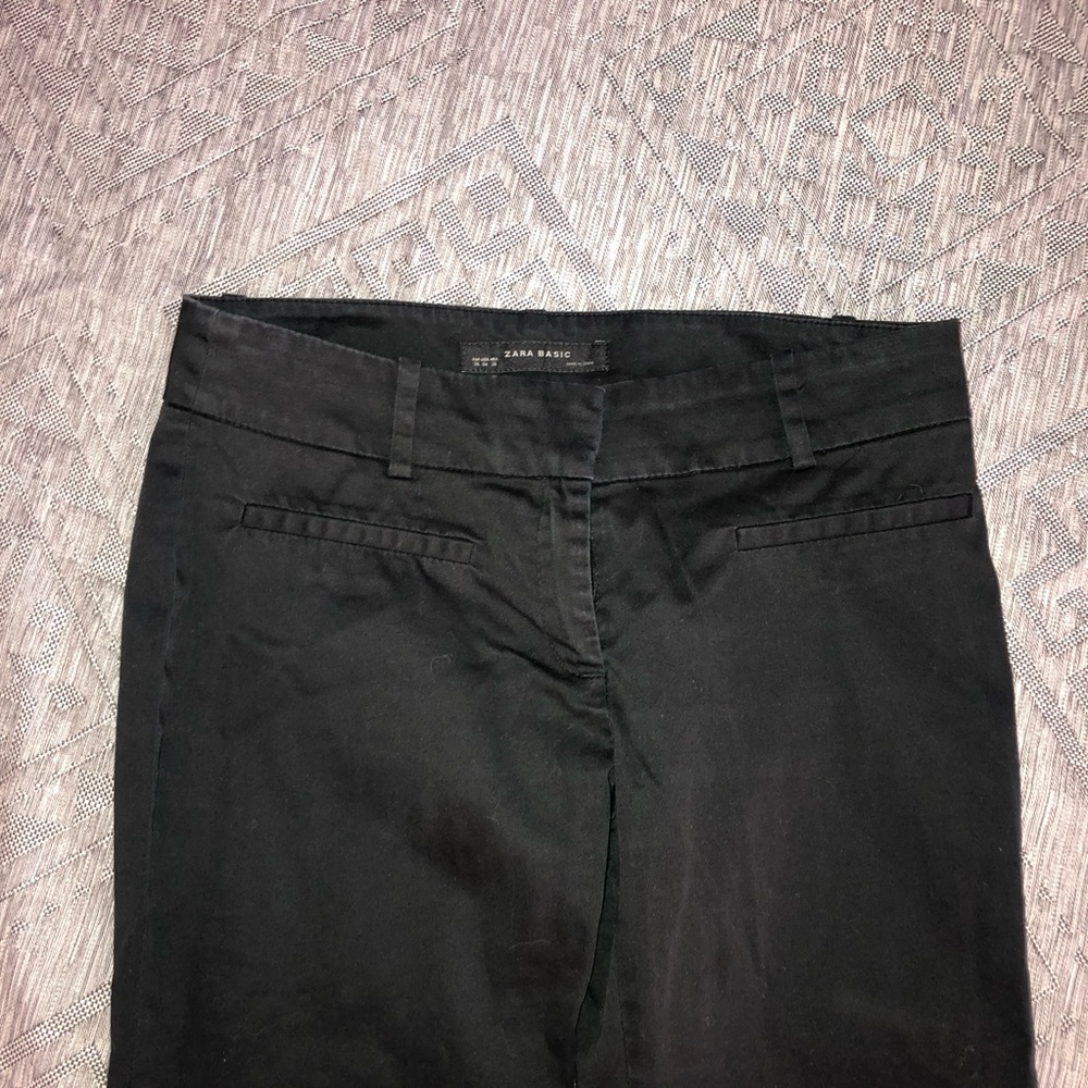 Zara Basic Crop Pants - Picture 6 of 8